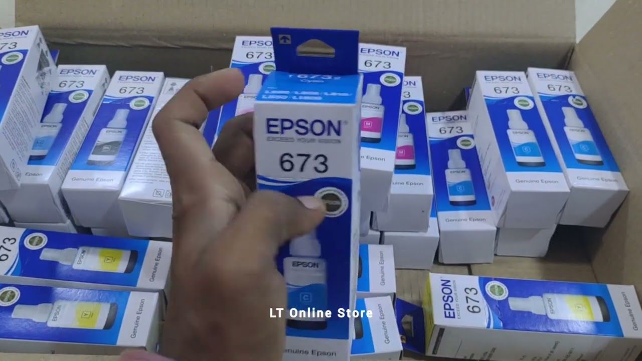 Epson 673 Cyan ink Bottle