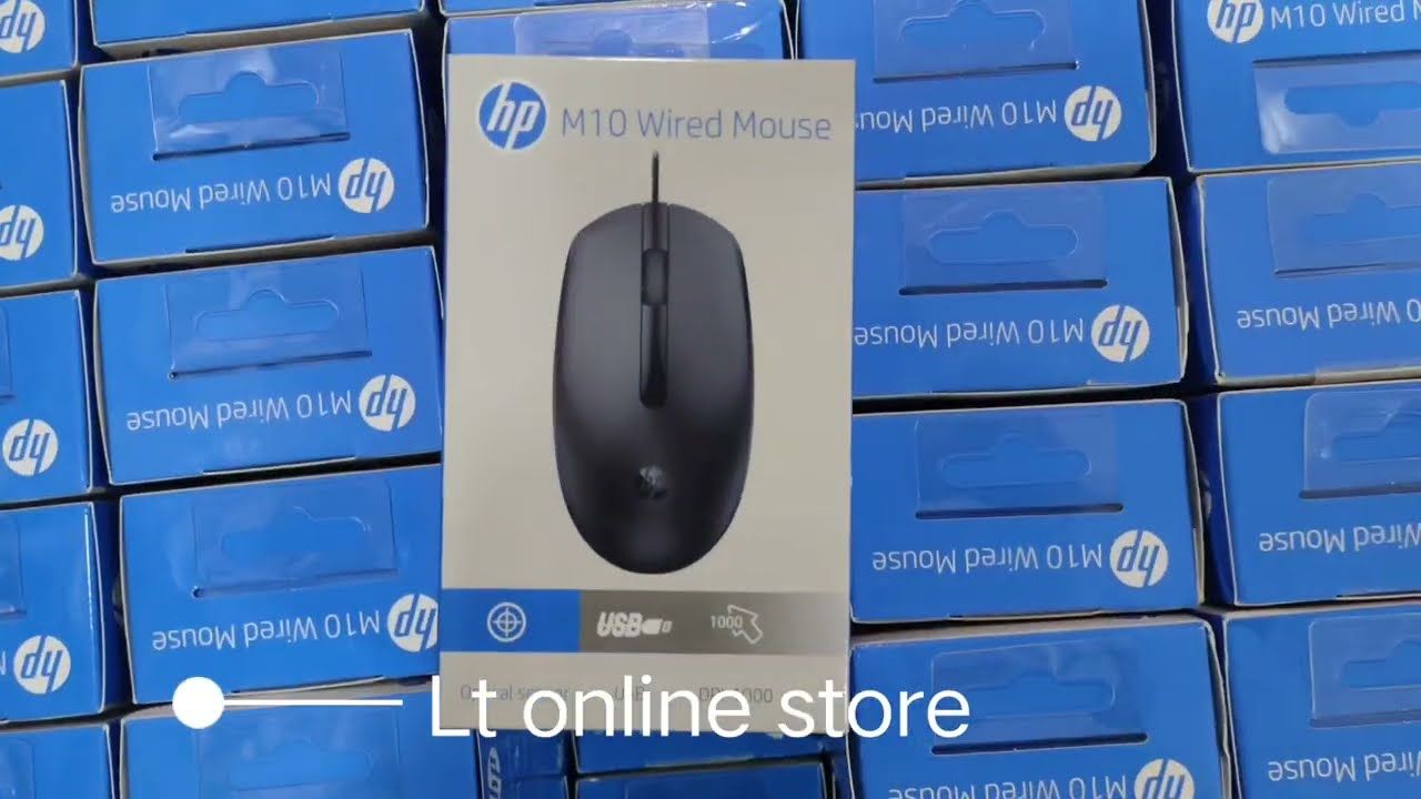 HP M10 Wired USB Mouse