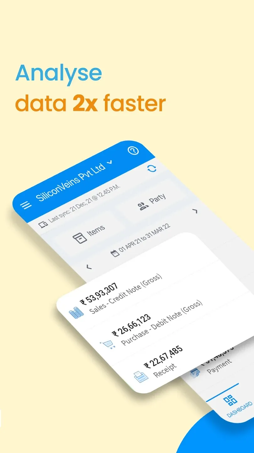 1 User, 1 Year, Biz Analyst for Tally Mobile App