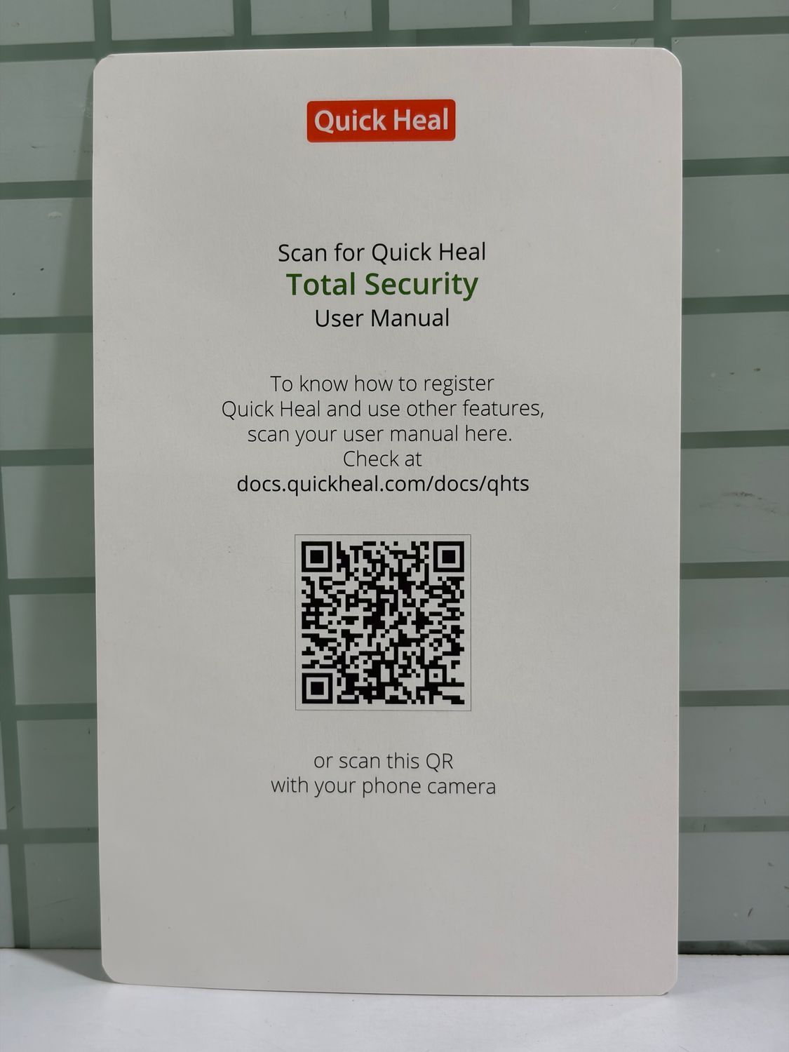 New, 1 User, 1 Year, Quick Heal Total Security, Festival Pack