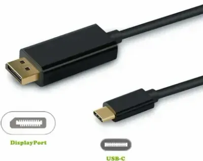 1.8mtr Type C to Displayport Cable