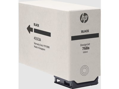 HP 768B 500-ml Black DesignJet Ink Cartridge (4S5C0A)
