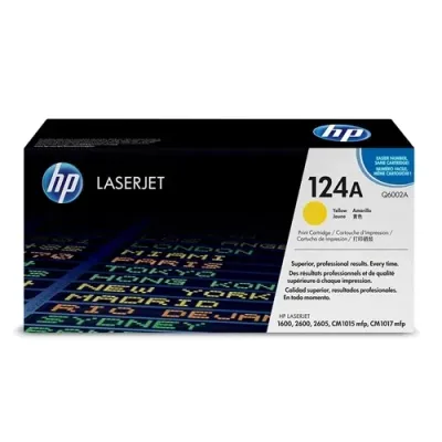 HP Q6002A 124A Yellow Toner Cartridge