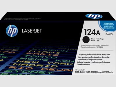 HP Q6000A 124A Black Toner Cartridge HP Q6000A 124A Black Toner Cartridge