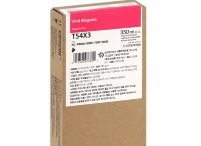 Epson C13T54X600 Vivid Light Magenta 350 ml UltraChrome HDX/HD 350ml Epson C13T54X600 Vivid Light Magenta 350 ml UltraChrome HDX/HD 350ml