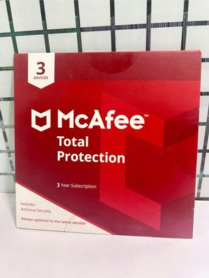 3 User, 3 Year, Mcafee Total Protection