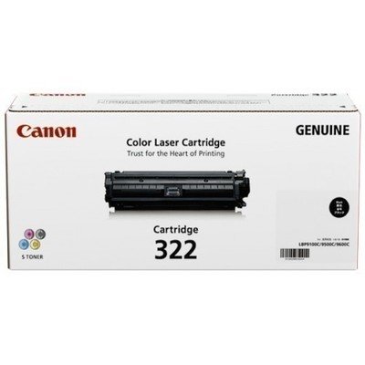 Canon 322 Toner Cartridge, Black