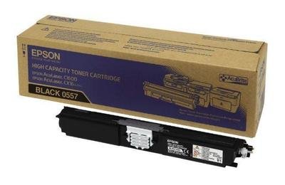 Epson 0557 C1600 & CX16 Toner Cartridge, Black