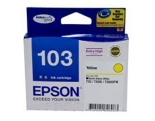 Epson 103 Ink Cartridge, Yellow
