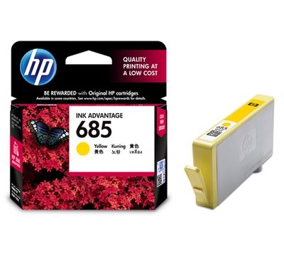 HP 685 Yellow Ink Cartridge