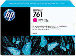 HP DesignJet 761 Ink Cartridge, Magenta 400ml, CM993A