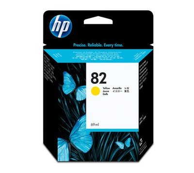 HP 82 Yellow Ink Cartridge