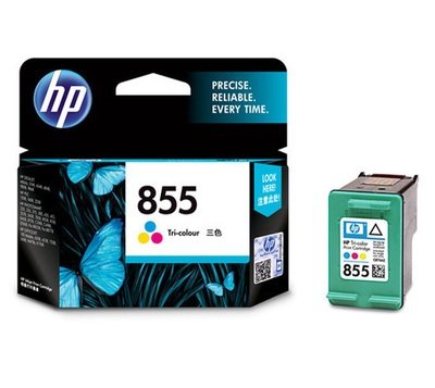 HP 855 Ink Cartridge, Tri Color