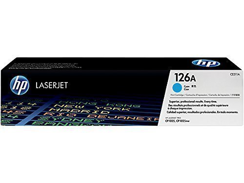 HP CE311A 126A Cyan Toner Cartridge