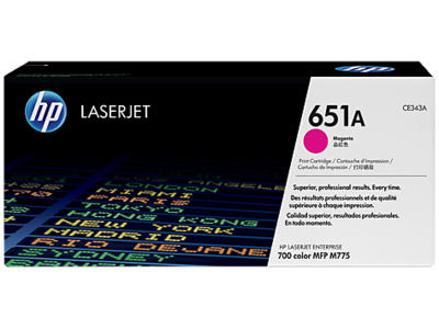 HP CE343A 651A Magenta Toner Cartridge