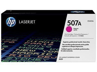 HP 507A Magenta Toner Cartridge, CE403A