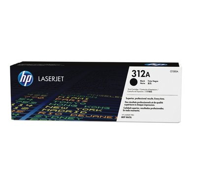 HP CF380A 312A Toner Cartridge, Black