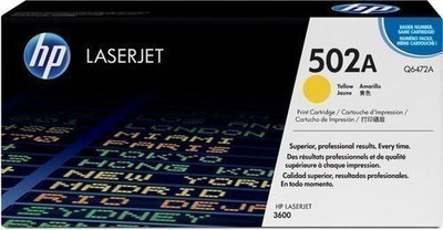 HP Q6472A 502A Yellow Toner Cartridge