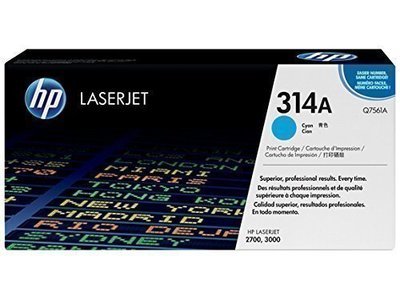 HP Q7561A 314A Cyan Toner Cartridge