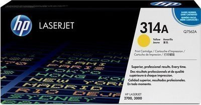 HP Q7562A 314A Yellow Toner Cartridge