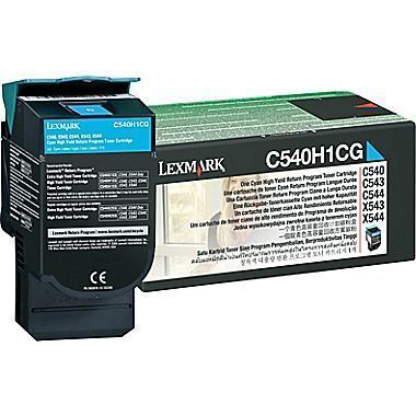 Lexmark C540H1CG High Cyan Toner Cartridge