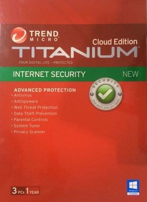 3 User, 1 Year, Trend Micro Titanium Internet Security 3 User, 1 Year, Trend Micro Titanium Internet Security