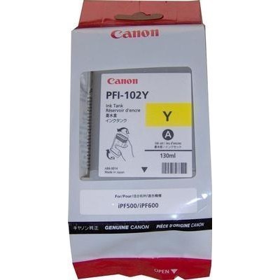 Canon 102 Ink Cartridge, Yellow