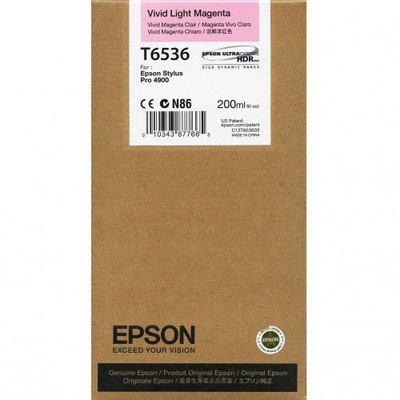 Epson T6536 Vivid Light Magenta Ink Cartridge