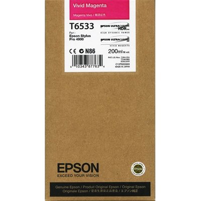 Epson T6533 Vivid Magenta Ink Cartridge