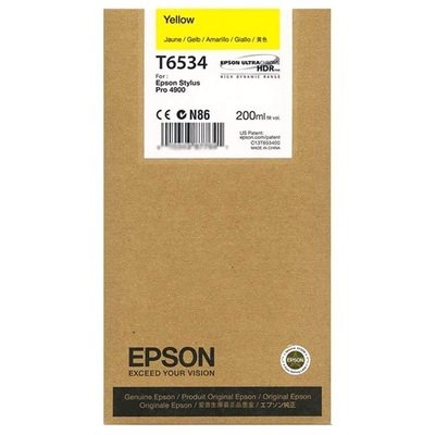Epson T6534 Yellow Ink Cartridge, Yellow