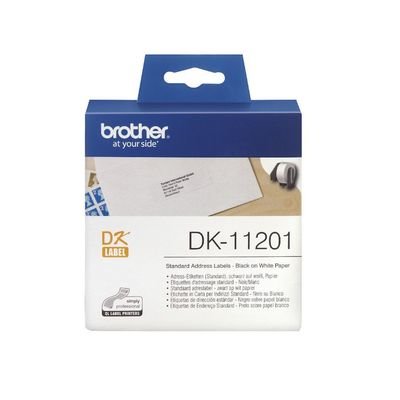 Brother DK11201 Standard Address Label, 29mm X 90mm X 400pcs Brother DK11201 Standard Address Label, 29mm X 90mm X 400pcs