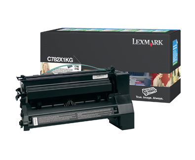 Lexmark C782X1KG High Yield Toner Cartridge, Black