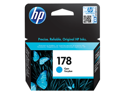 HP 178 Ink Cartridge, Cyan