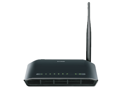 D-Link DSL-2730U Wireless Router, N150 ADSL2+ 4-Port