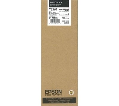 Epson T6361 Ink Cartridge, Photo Black, 700ml