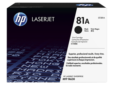HP 81A Black Toner Cartridge