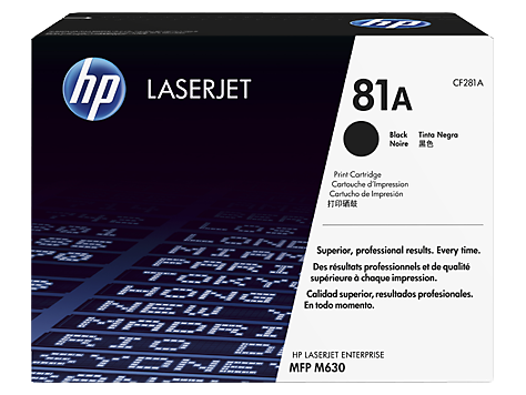 HP 81A Black Toner Cartridge