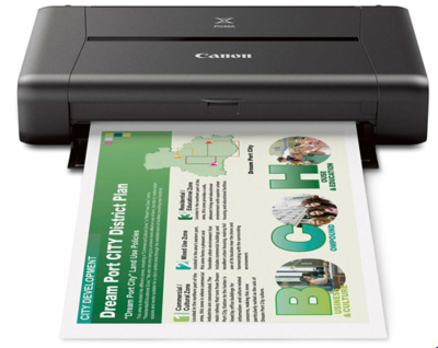 Canon iP 110 Color Single Function ink Mobile Printer