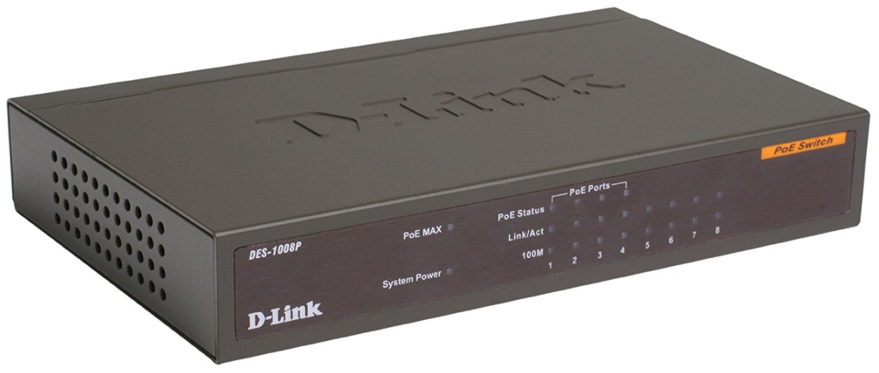D-Link DES-1008P 8Port, 4Port PoE Unmanaged Switch