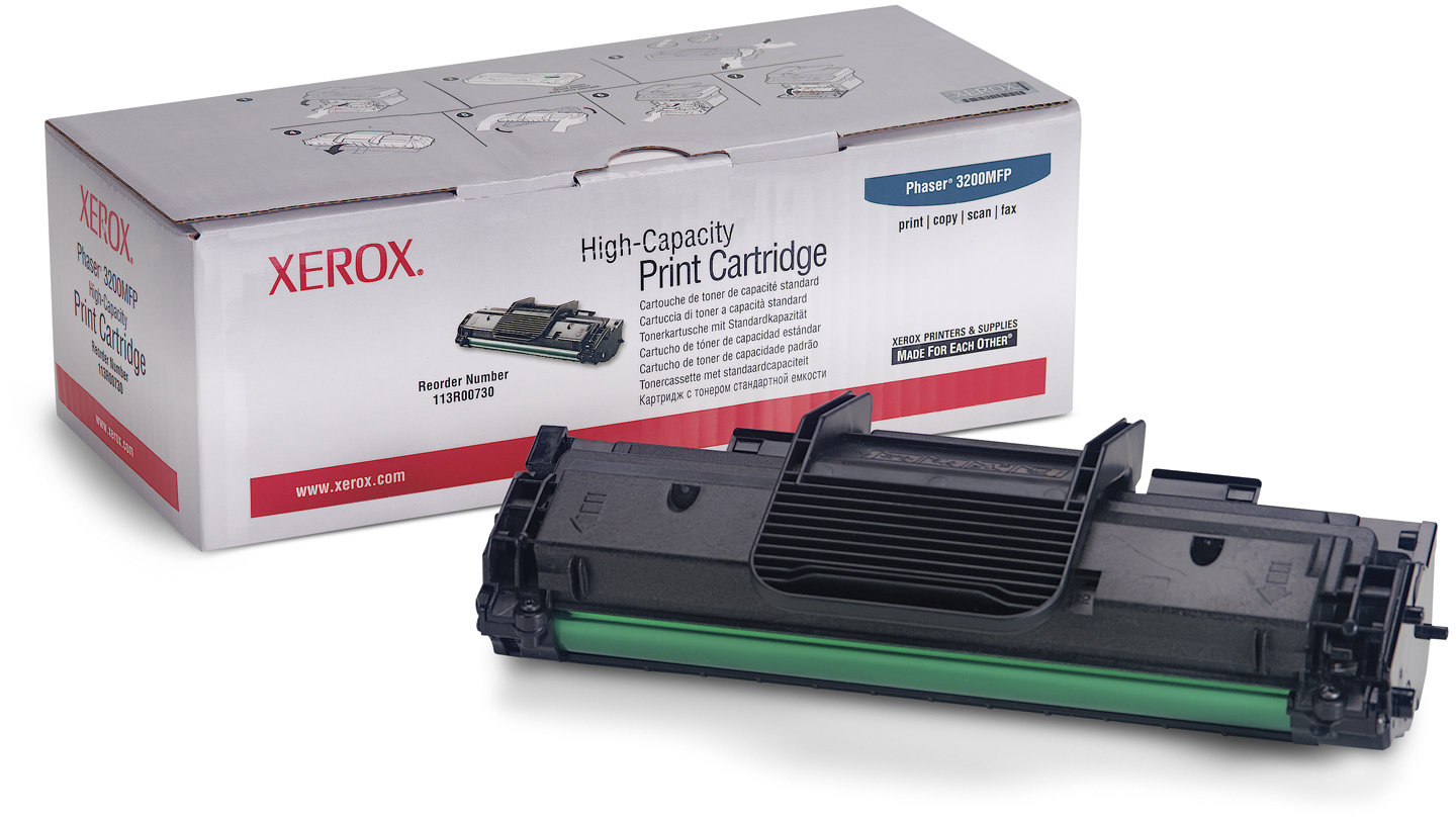 Xerox 3200 Toner Cartridge, Black, 113R00730