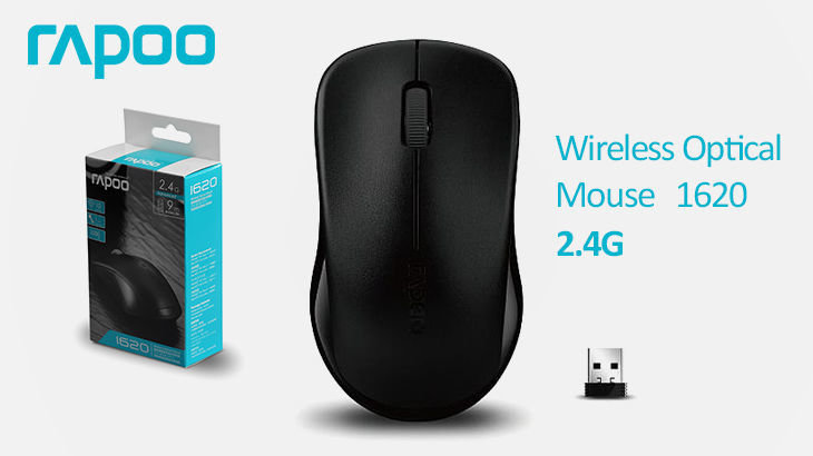 Rapoo 1620 Wireless Mouse, Rs.380