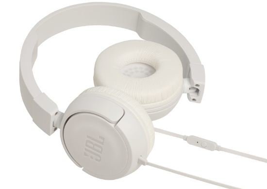 JBL T450BT On-Ear Wireless Bluetooth Headphones with Mic, White JBL T450BT On-Ear Wireless Bluetooth Headphones with Mic, White
