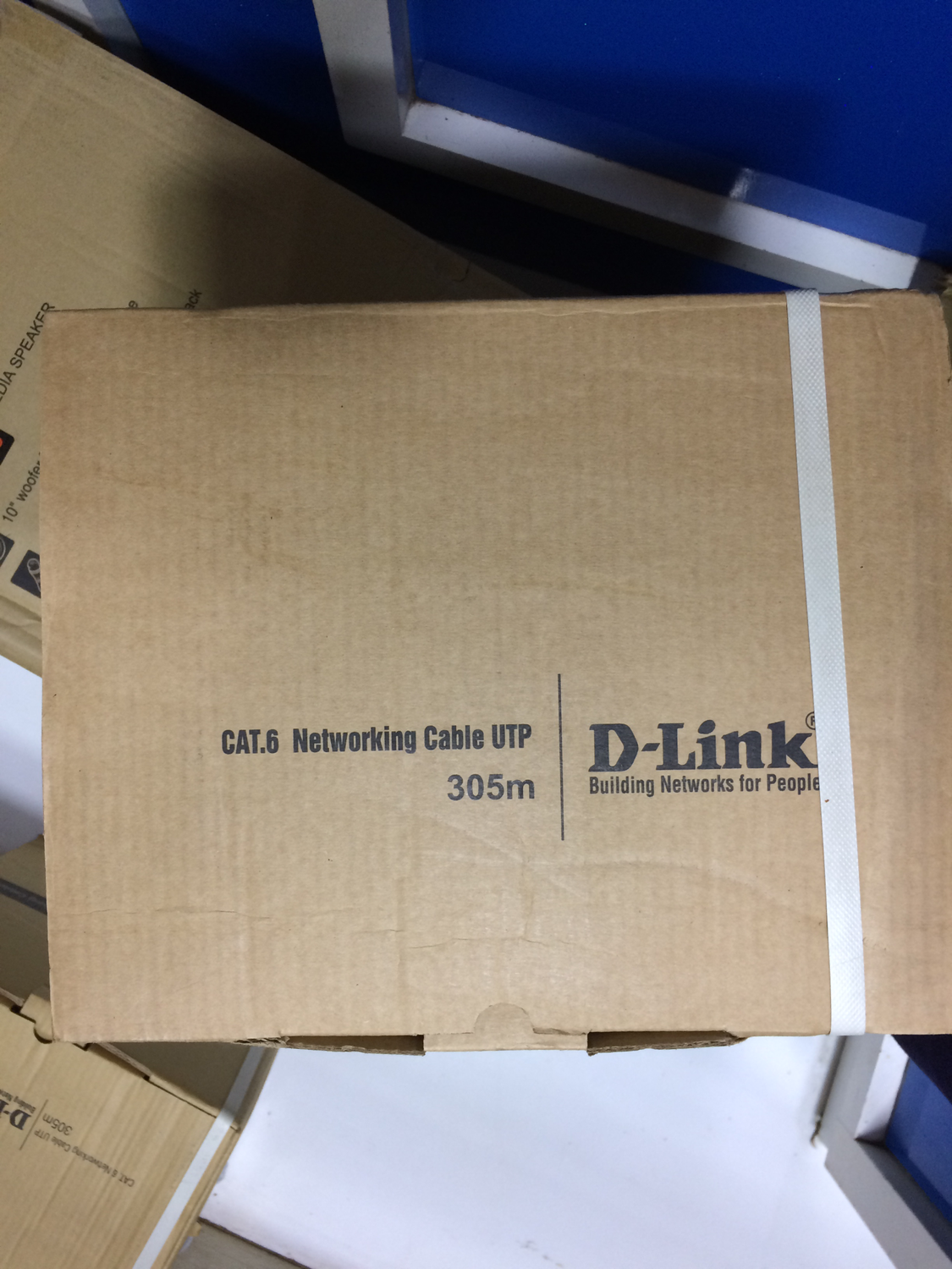 D-Link 305mtr Cat-6 Lan Cable, Gray