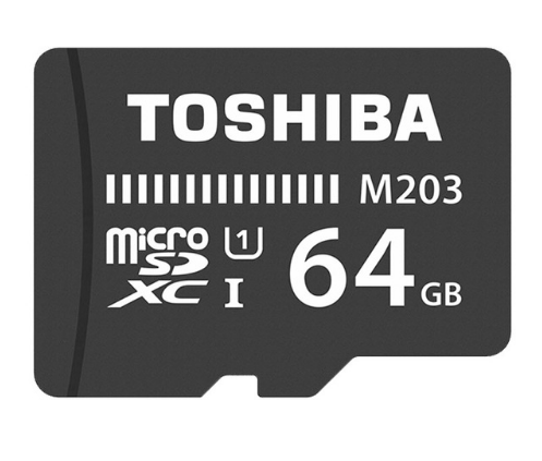Toshiba 64GB Memory Card, M203, Class 10