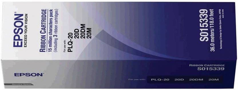 Epson PLQ-20 Ribbon Cartridge, Single Ribbon Epson PLQ-20 Ribbon Cartridge, Single Ribbon