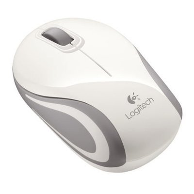 Logitech M187 Mini Wireless Mouse, White Logitech M187 Mini Wireless Mouse, White