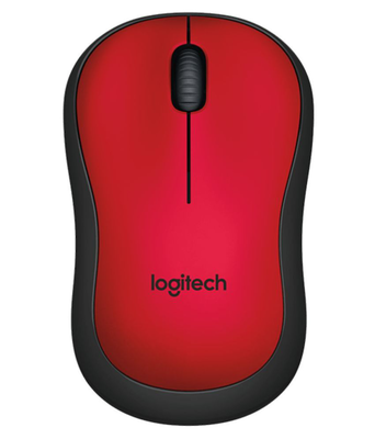 Logitech M221 Silent Wireless Mouse, Red Logitech M221 Silent Wireless Mouse, Red