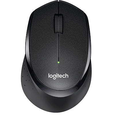 Logitech M331 Silent Plus Wireless Mouse, Black