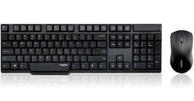 Rapoo 1830 Wireless Keyboard Mouse, Black Rapoo 1830 Wireless Keyboard Mouse, Black