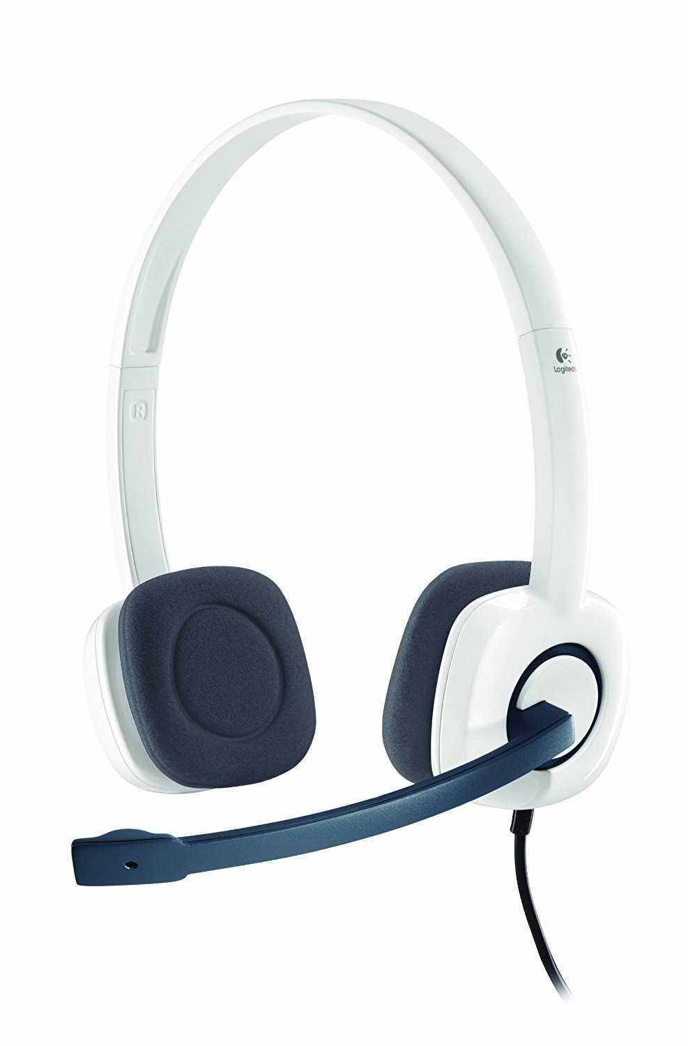Logitech H150 Stereo Headset with Mic, White